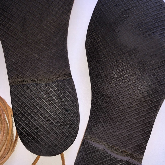 Almost new Leather Handmade Greek Gladiator lace up sandals - Picture 5 of 7